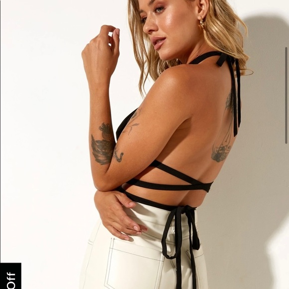 Maura Wrap Halter Top - Picture 2 of 3